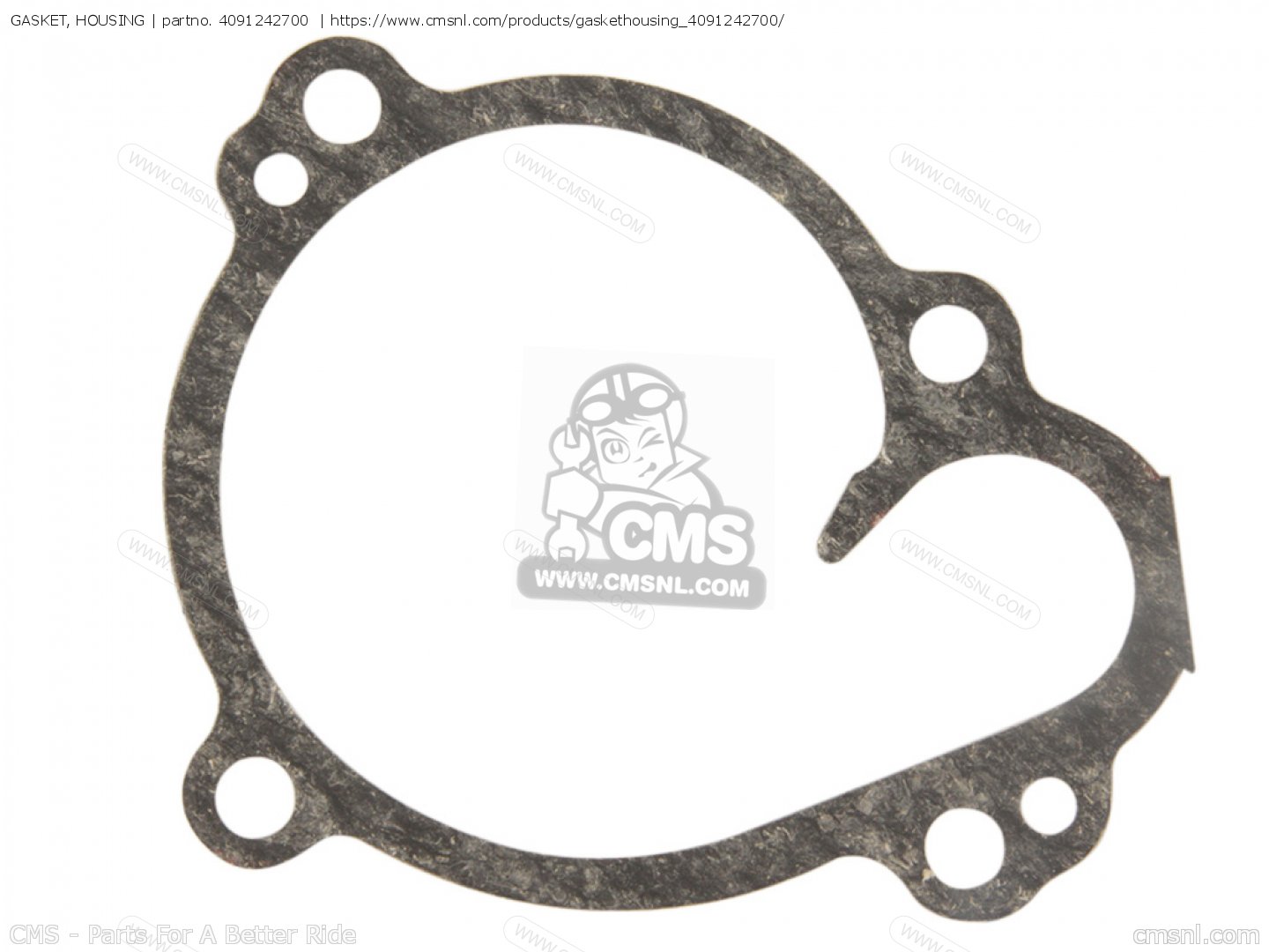 4091242700 Gasket, Housing Yamaha buy the 4091242700 at CMSNL