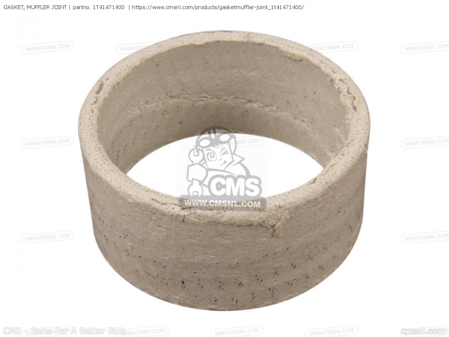 1T41471400 Gasket, Muffler Joint (mca) Yamaha buy the 1T41471400
