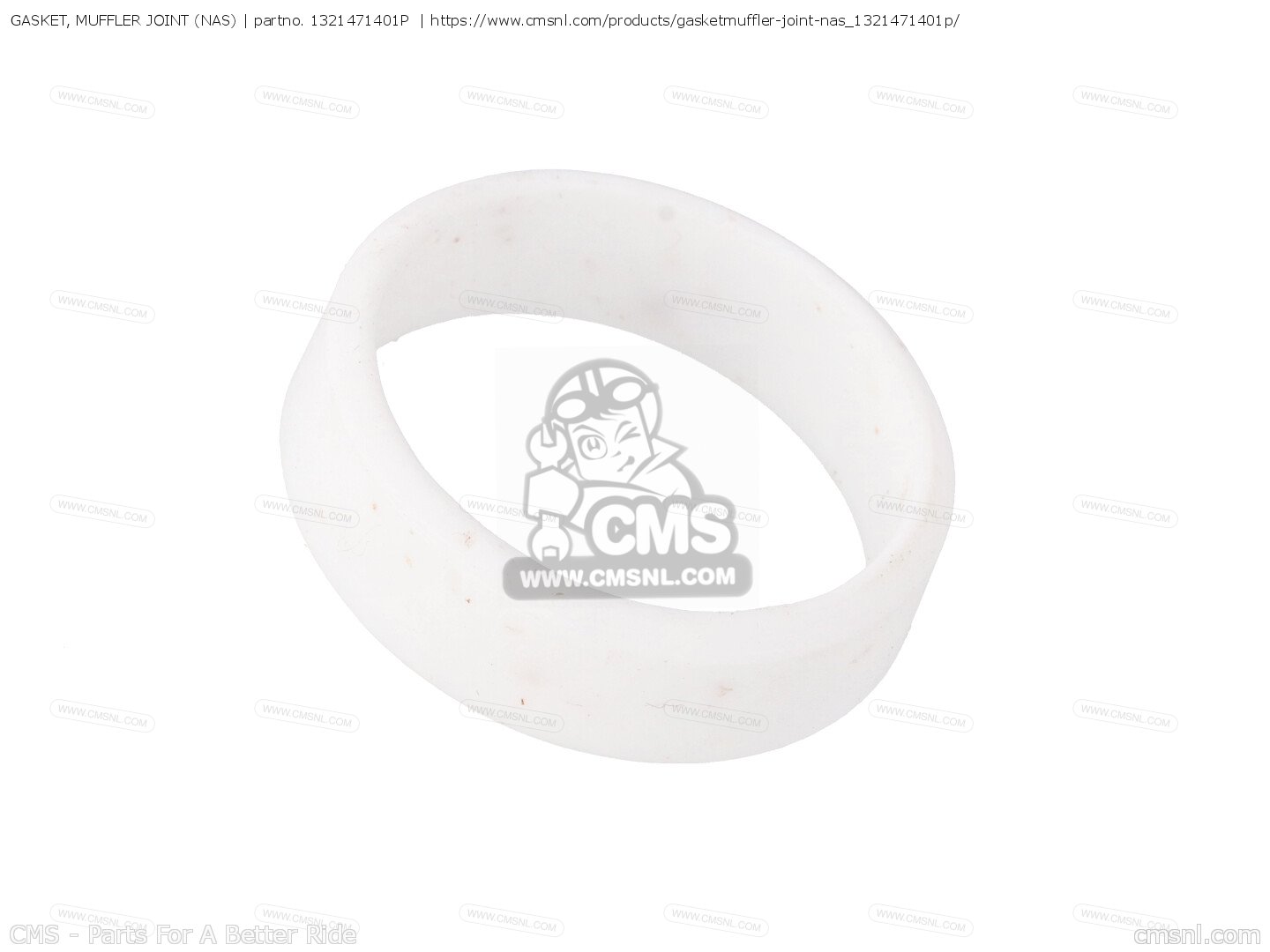 GASKET, MUFFLER JOINT (NAS) for RD125 1975 USA order at CMSNL