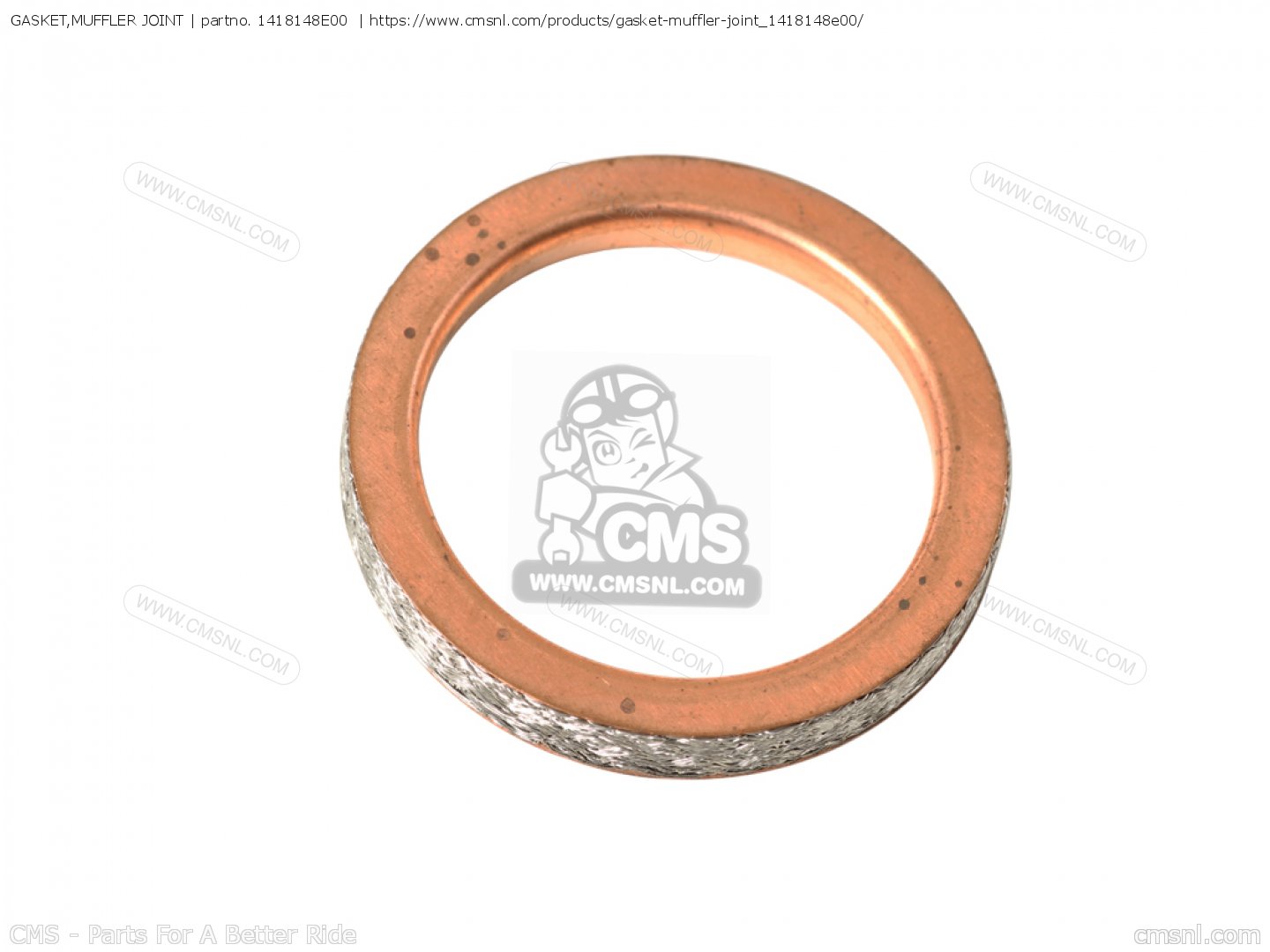 GASKET,MUFFLER JOINT for VZ800 MARAUDER 1997 (V) USA (E03) order at CMSNL