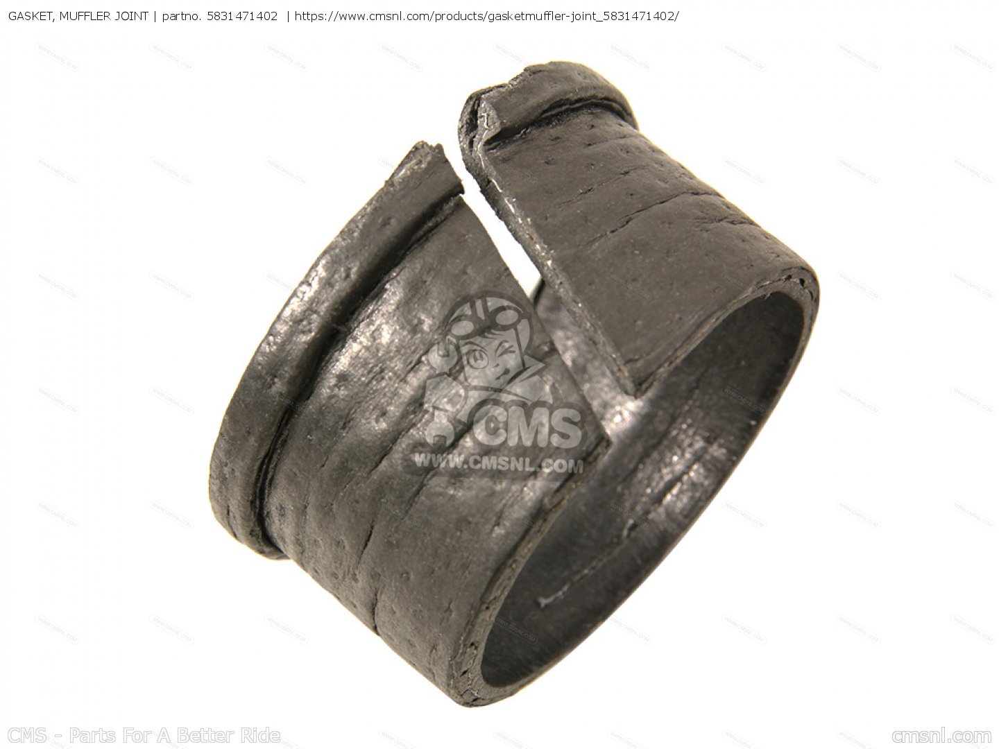 GASKET, MUFFLER JOINT for TT500 OFFROAD 1976 USA order at CMSNL