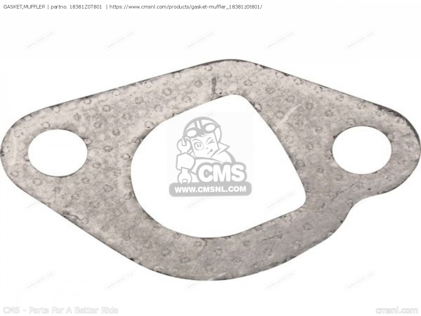 GASKET,MUFFLER for GX160UT1\QCL\14Z4M602 order at CMSNL