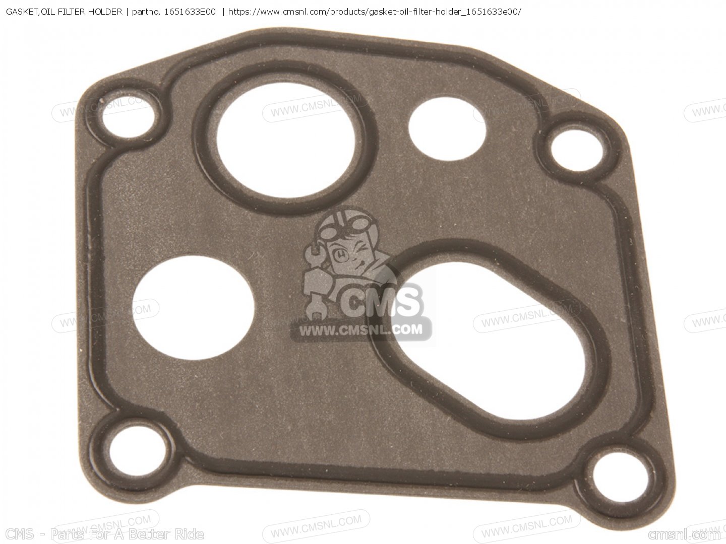 GASKET,OIL FILTER HOLDER for GSXR600 1999 (X) order at CMSNL