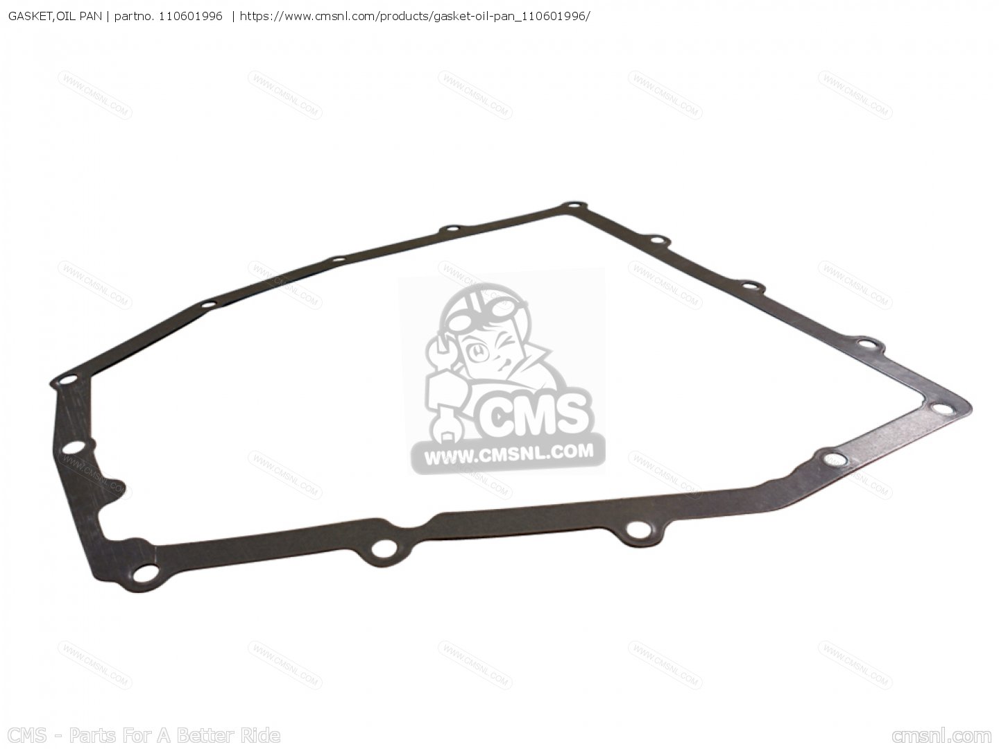 110601996: GASKET,OIL PAN (NAS) Kawasaki - buy the 110601996 at CMSNL