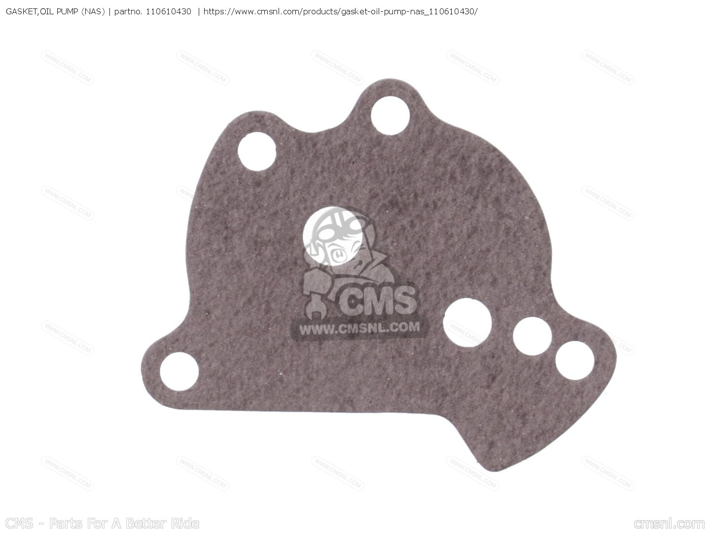 110610430 Gasket,oil Pump (nas) Kawasaki buy the 110610430 at CMSNL