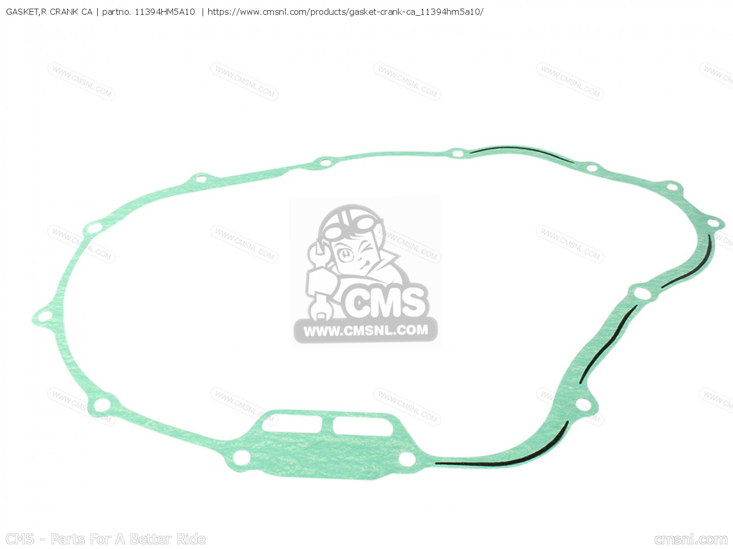 GENUINE HONDA GASKET, RIGHT CRANKCASE COVER  CRF110 - SUPER CUB 50 110 Wave110 Nbc110 Postie Bike - Foto 3