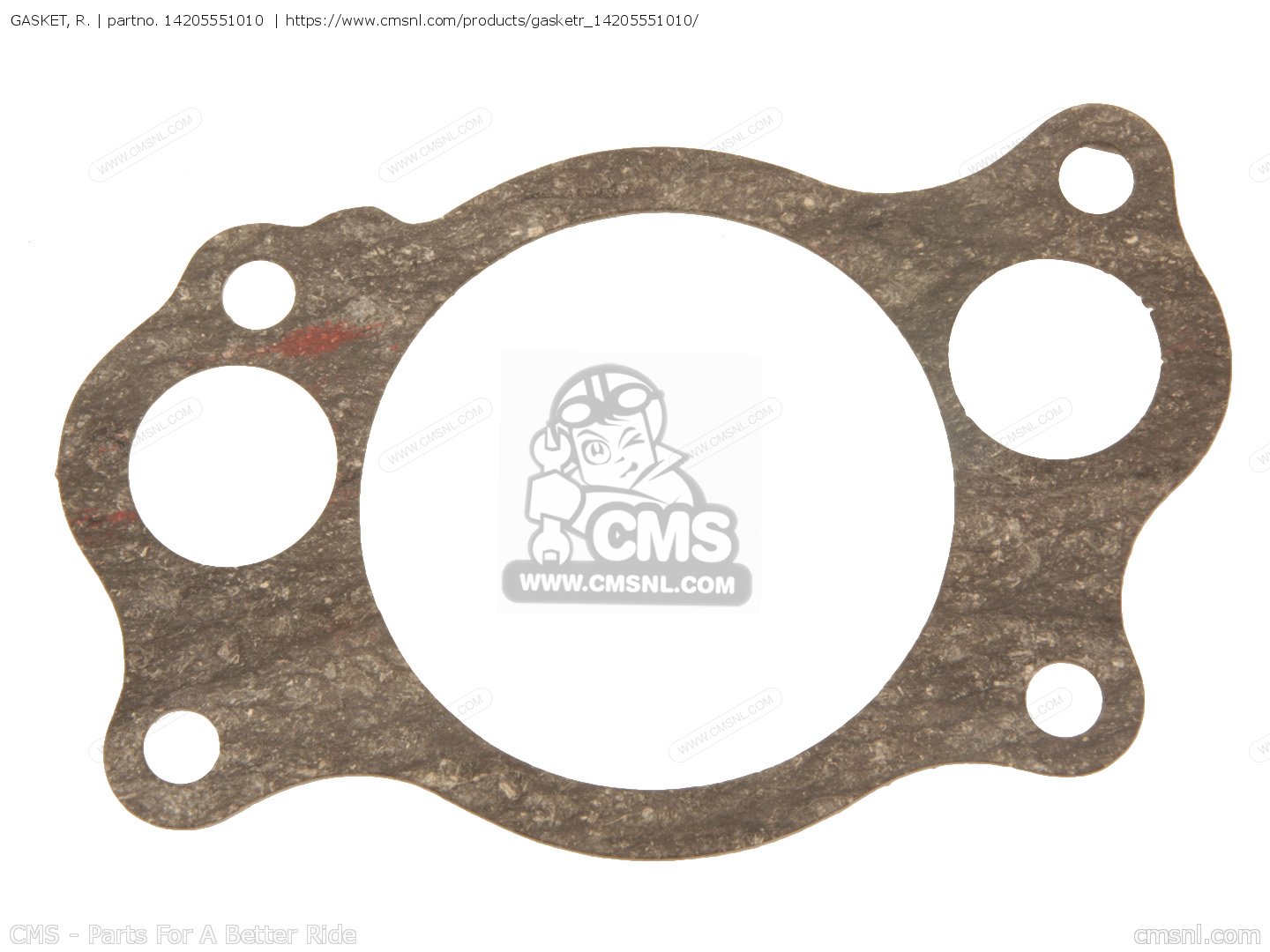 14205551010: Gasket, R. (mca) Honda - buy the 14205-551-010 at CMSNL