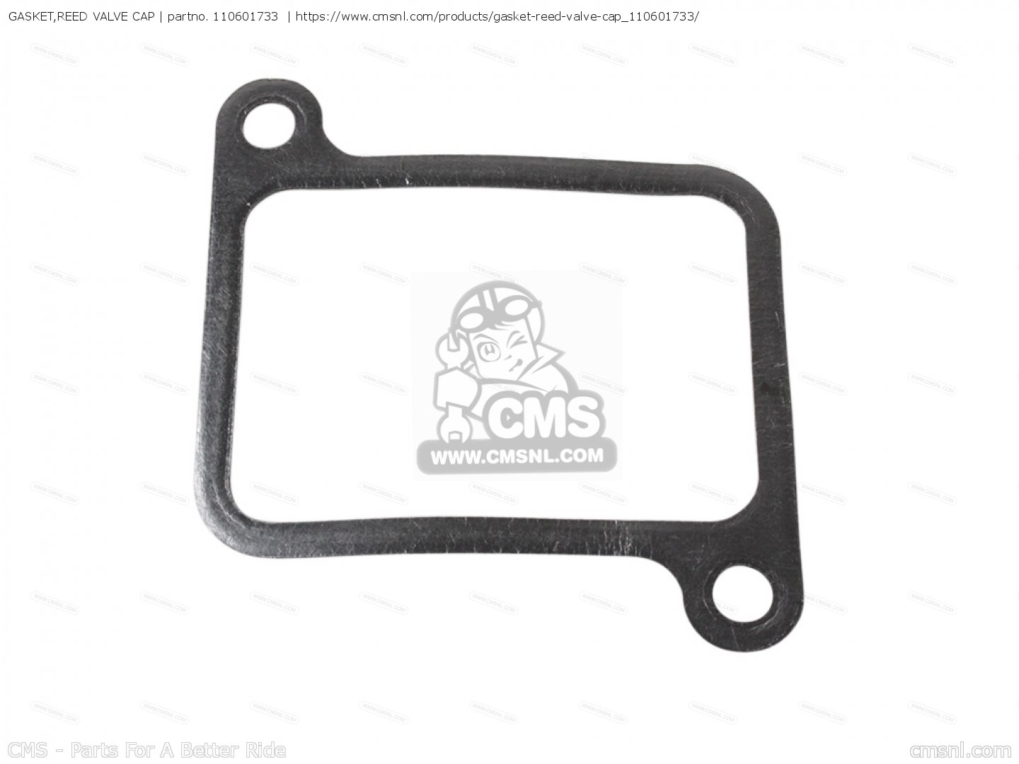 GASKET,REED VALVE CAP (NAS) for VN1500D2 VN1500 CLASSIC 1997 EURO UK FR