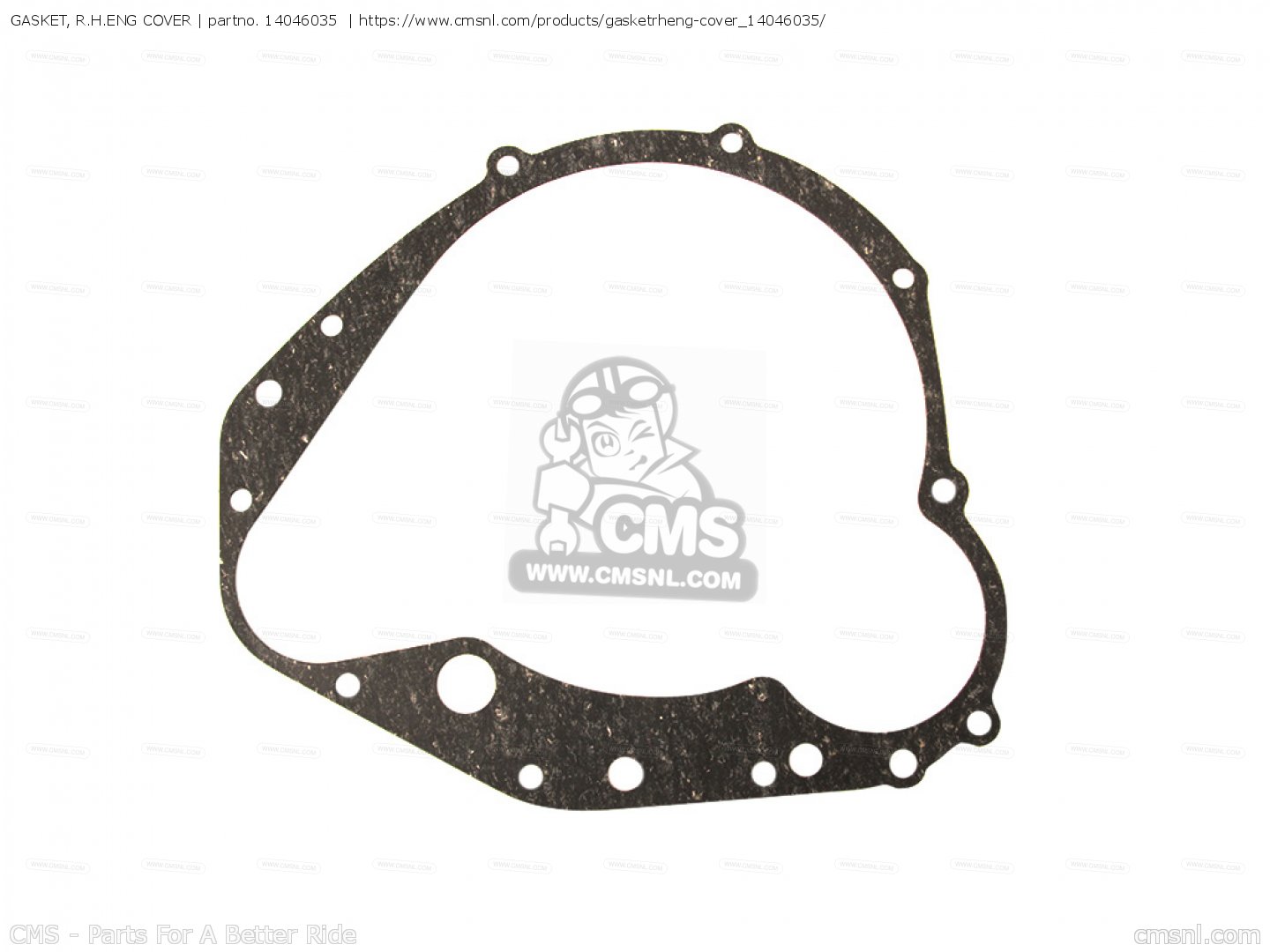 GASKET, R.H.ENG COVER for KZ650B1 1977 USA CANADA / MPH KPH order at