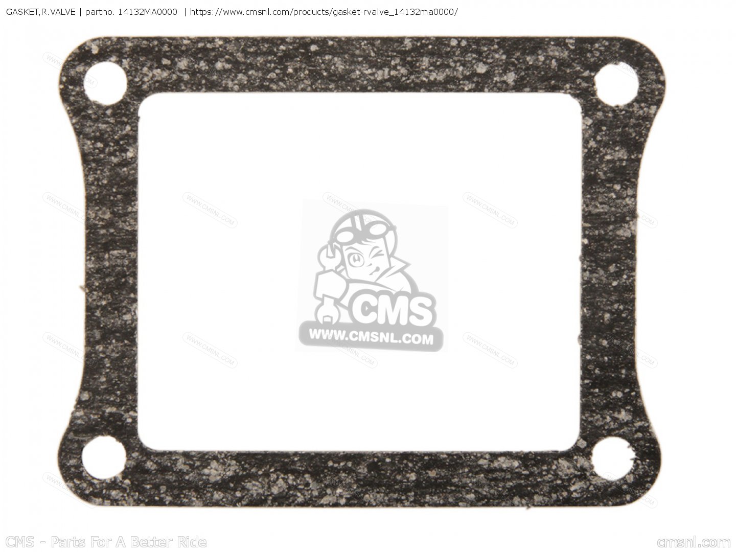 14132MA0000 Gasket,r.valve (mca) Honda buy the 14132MA0000 at CMSNL
