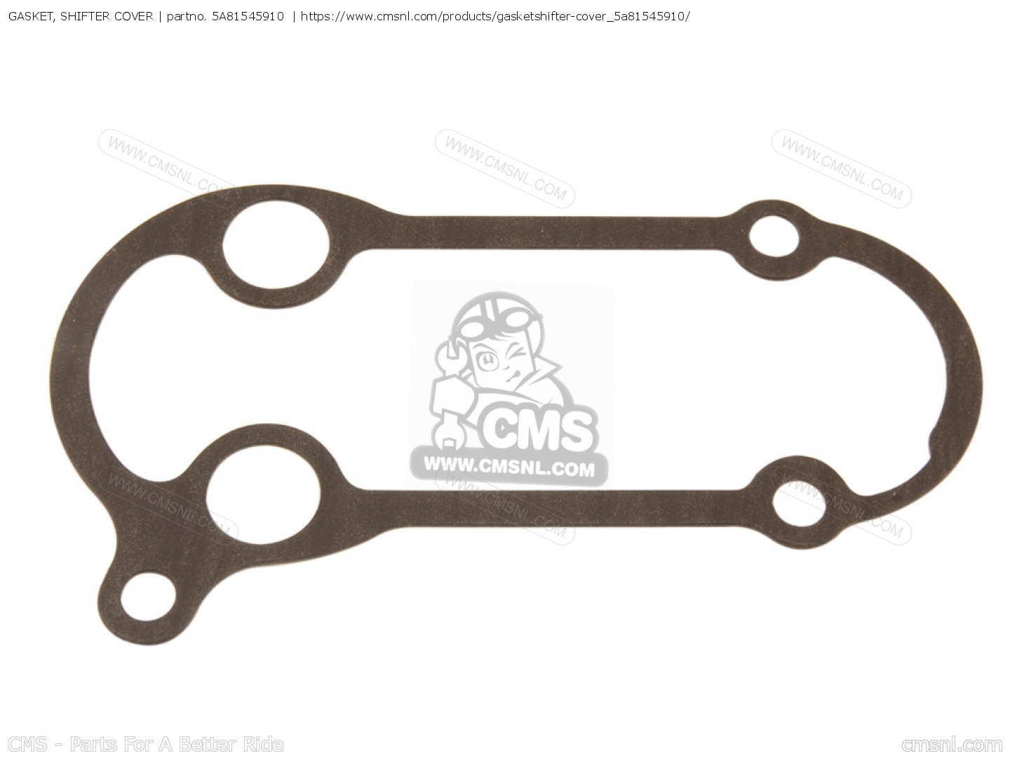 5A81545910 Gasket, Shifter Cover (nas) Yamaha buy the 5A81545910