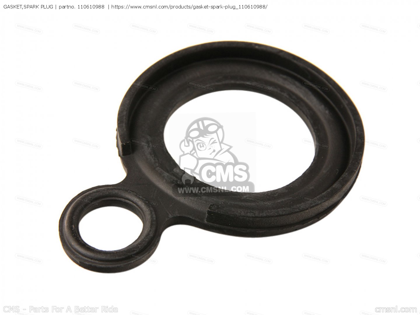 110610988: GASKET,SPARK PLUG (NAS) Kawasaki - buy the 11061-0988 at CMSNL