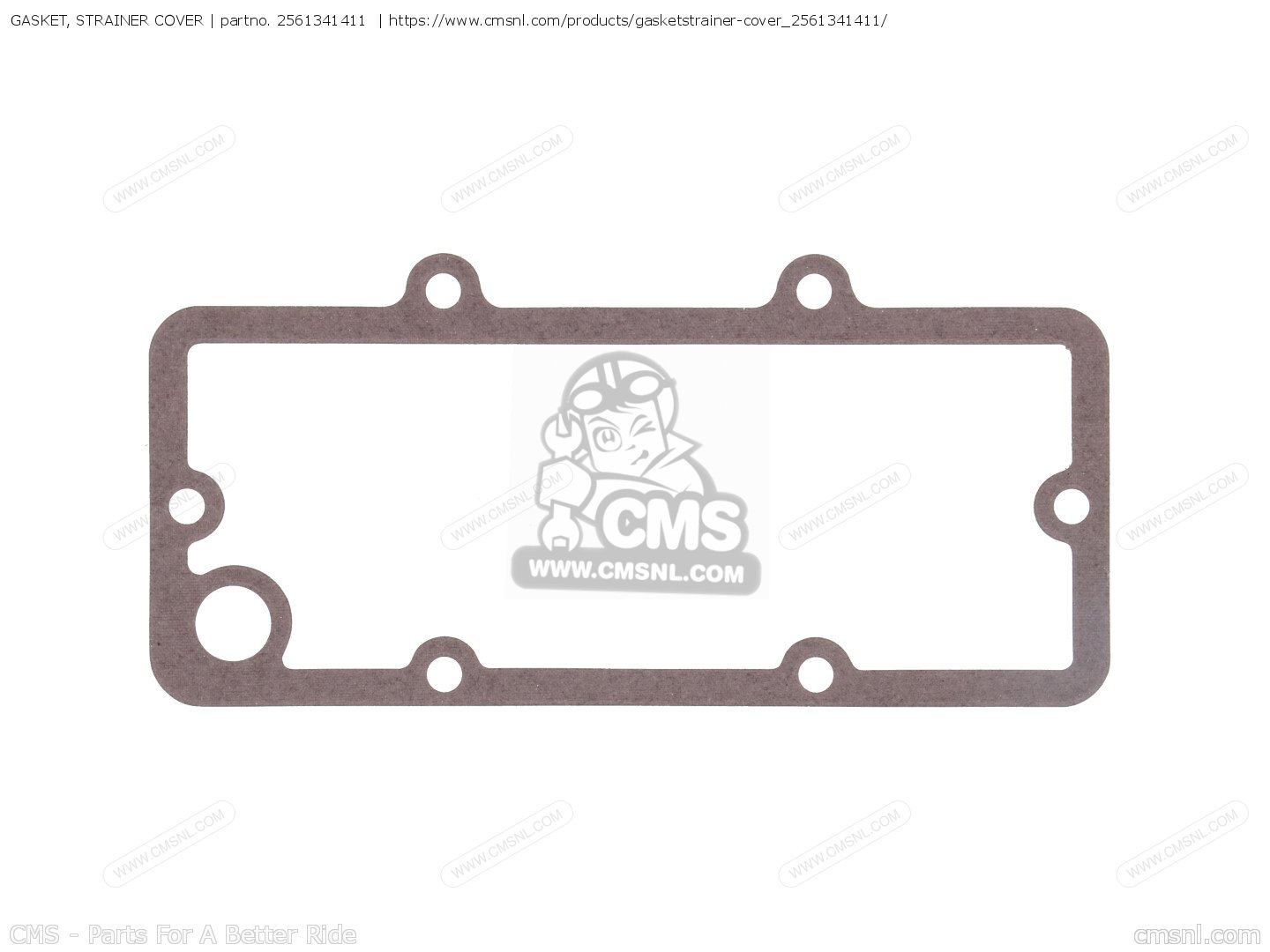 2561341411 Gasket, Strainer Cover Yamaha buy the 256134141100 at