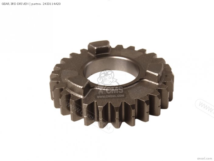 Suzuki GEAR,3RD DRIVEN 2433114A20