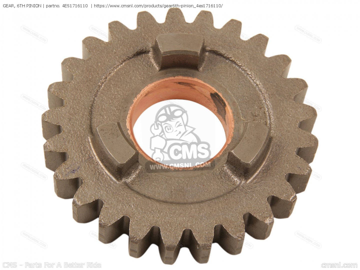 4ES1716110: GEAR, 6TH PINION Yamaha - kup 4ES-17161-10-00 w