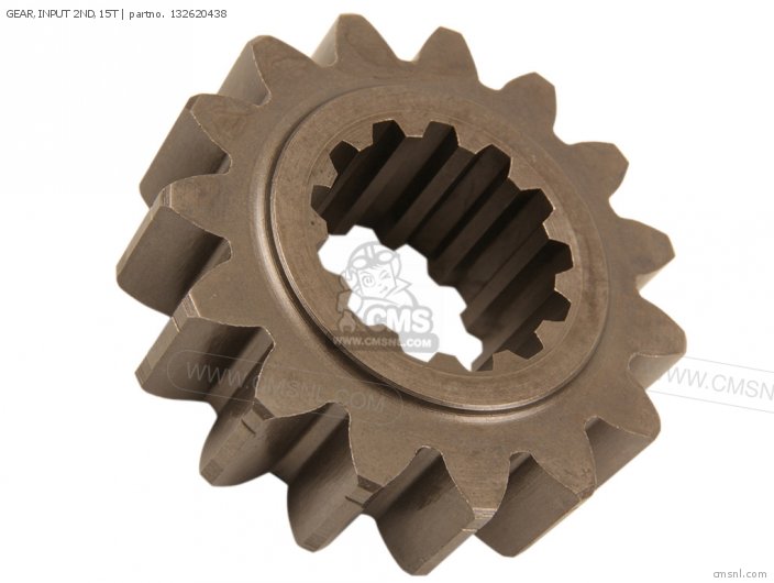 Kawasaki GEAR,INPUT 2ND,15T 132620438 Kawasaki GEAR,INPUT 2ND,15T 132620438