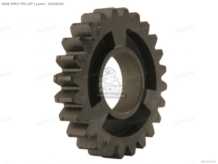 Kawasaki GEAR,INPUT 5TH,24T 132620393 Kawasaki GEAR,INPUT 5TH,24T 132620393