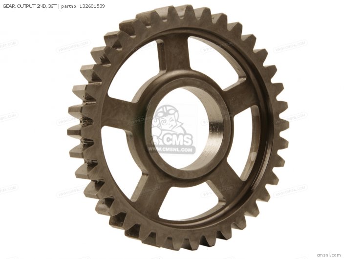Kawasaki GEAR,OUTPUT 2ND,36T 132601539 Kawasaki GEAR,OUTPUT 2ND,36T 132601539