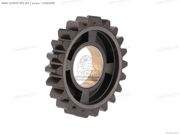 Kawasaki GEAR,OUTPUT 4TH,22T 132620095 Kawasaki GEAR,OUTPUT 4TH,22T 132620095