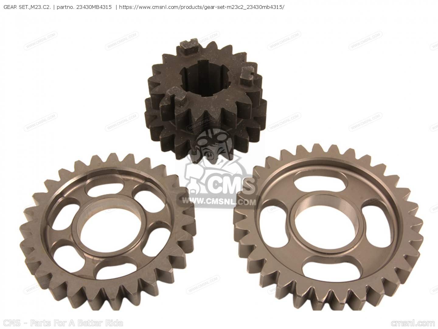 23430MB4315 Gear Set.,m23.c2. Honda buy the 23430MB4315 at CMSNL