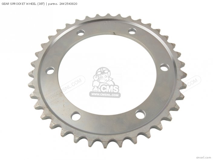 Yamaha GEAR SPROCKET WHEEL (38T) 2AK2543820