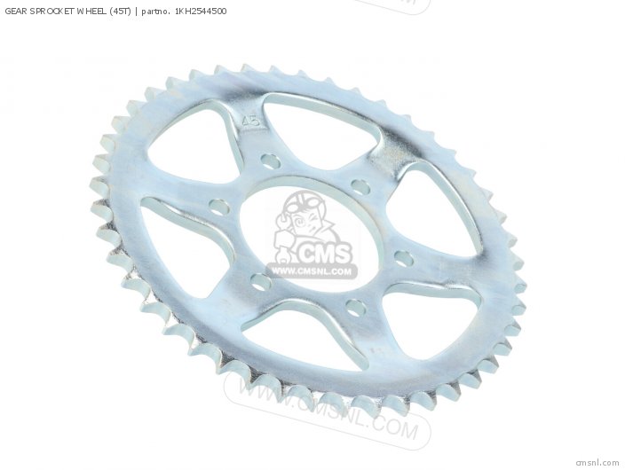 Yamaha GEAR SPROCKET WHEEL (45T) 1KH2544500