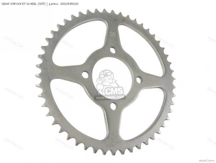 Yamaha GEAR SPROCKET WHEEL (50T) 33G2545020