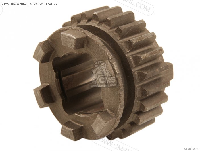 Yamaha GEAR, 3RD WHEEL 1W71723102 Yamaha GEAR, 3RD WHEEL 1W71723102