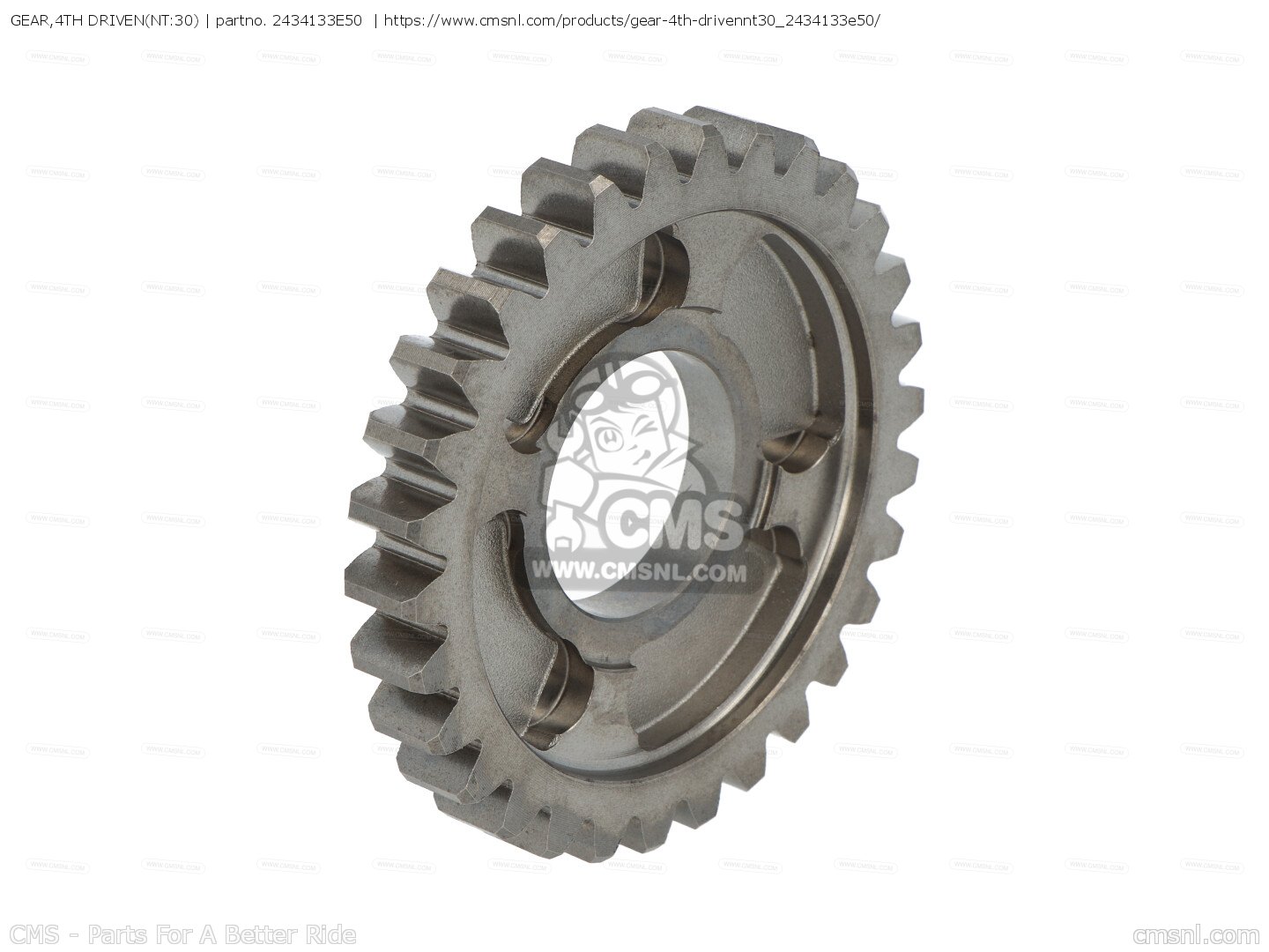 GEAR,4TH DRIVEN(NT:30) for Suzuki - order at CMSNL