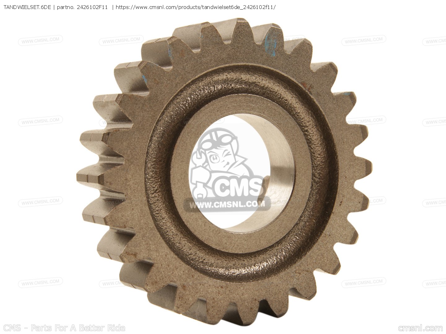 2426102F11: GEAR,6TH DRIVE(NT:24) Suzuki - buy the 24261-02F11 at CMSNL