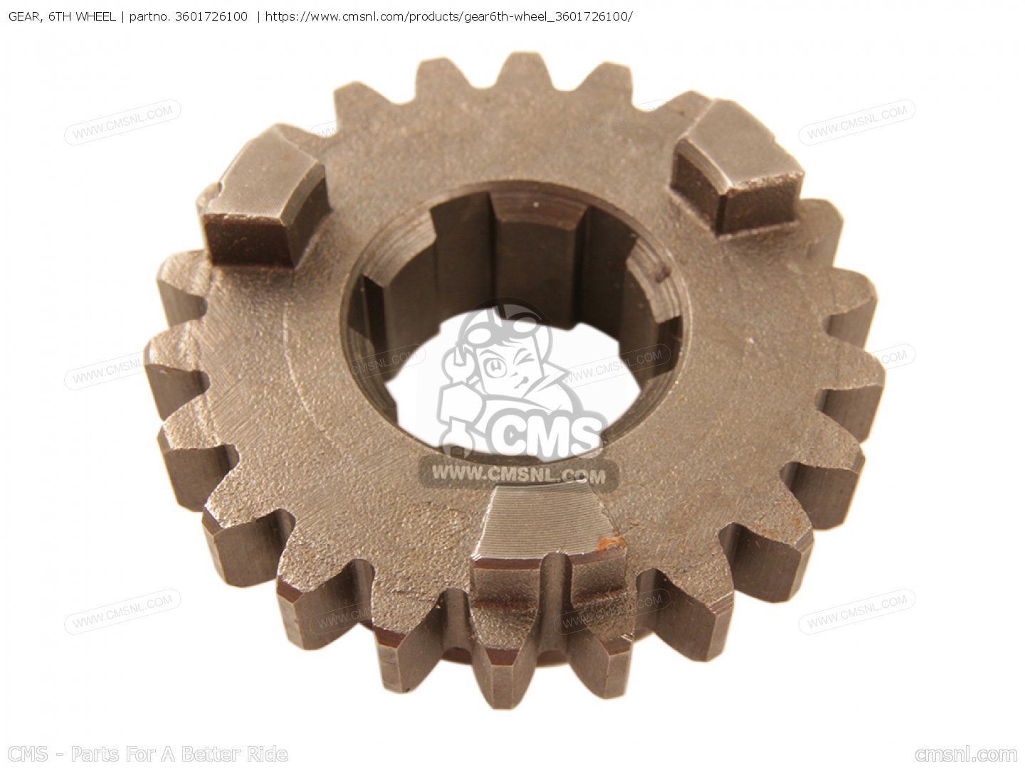 GEAR, 6TH WHEEL for RD350 1973 USA order at CMSNL