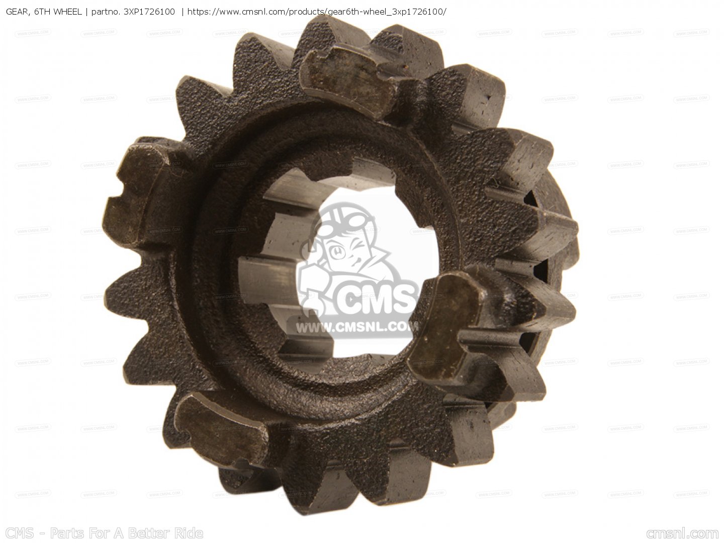 3XP1726100 Gear, 6th Wheel Yamaha buy the 3XP1726100 at CMSNL