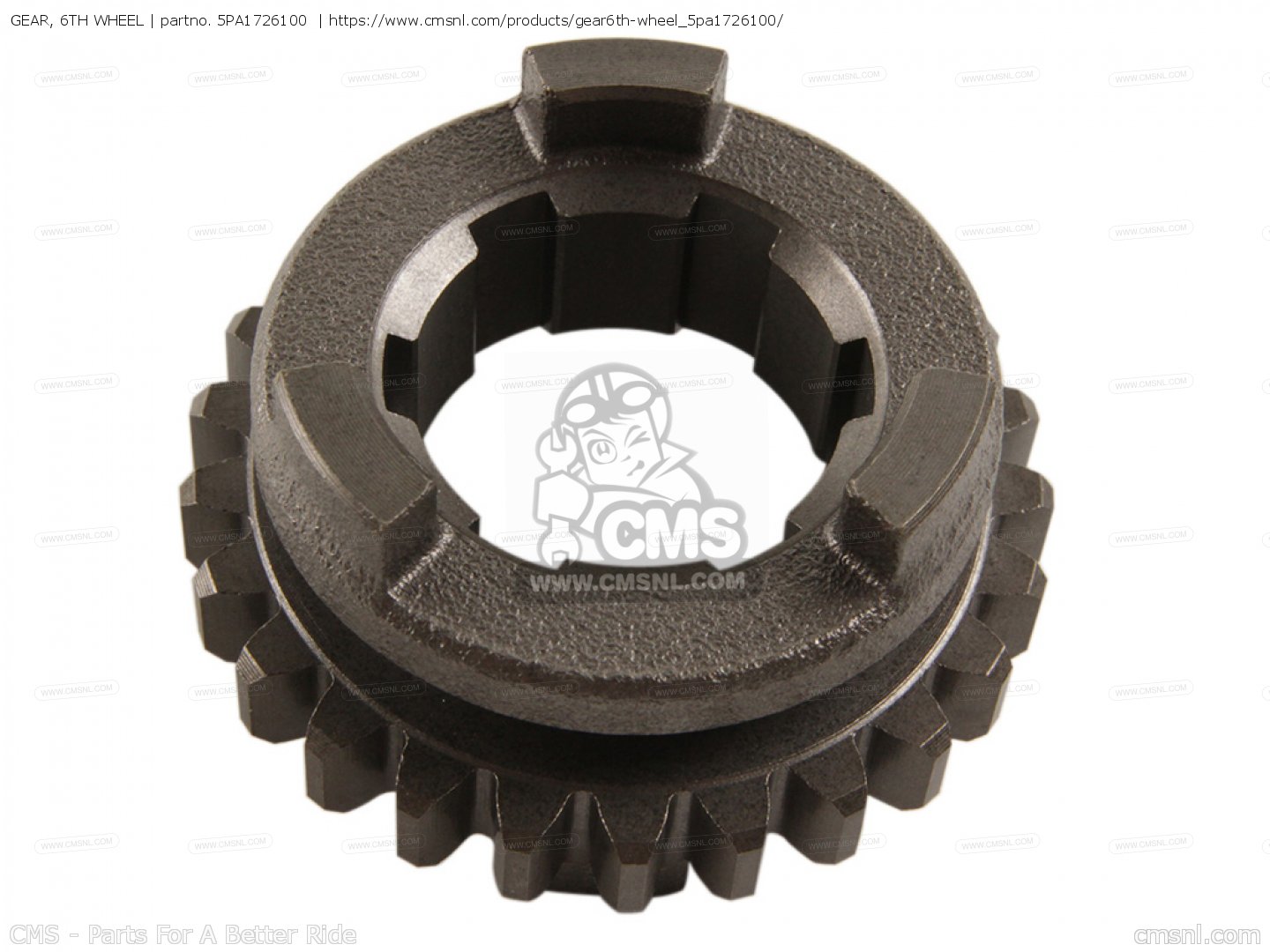 GEAR, 6TH WHEEL for YZ85 2005 5PAA EUROPE 1D5PA100E1 order at CMSNL