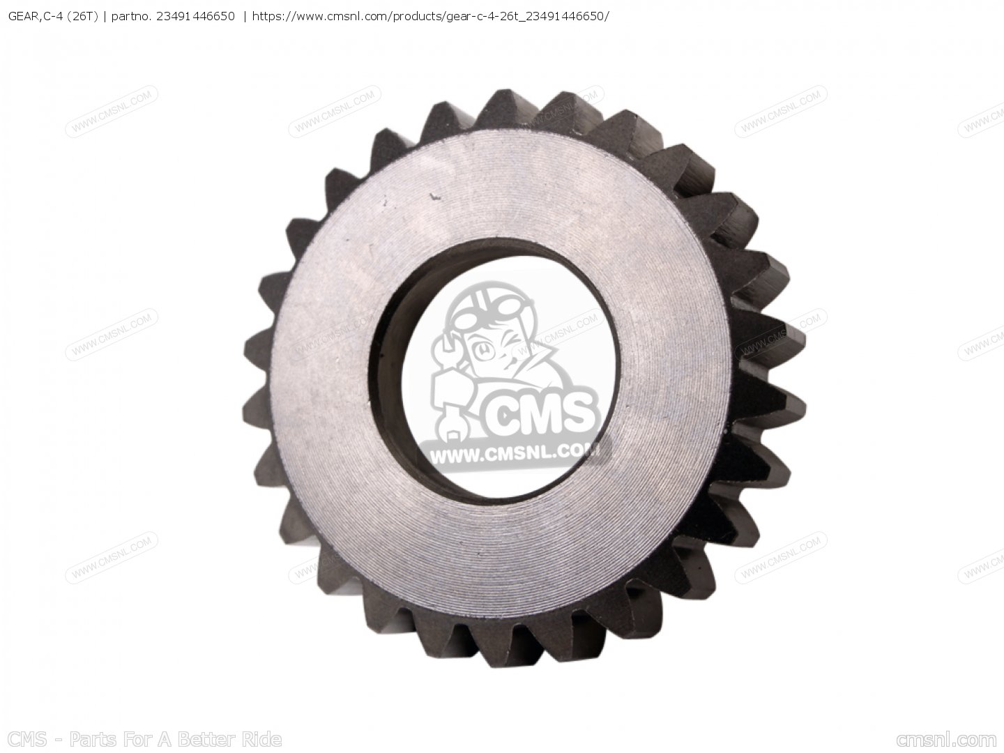 23491446650: Gear,c-4 (26t) Honda - buy the 23491-446-650 at CMSNL