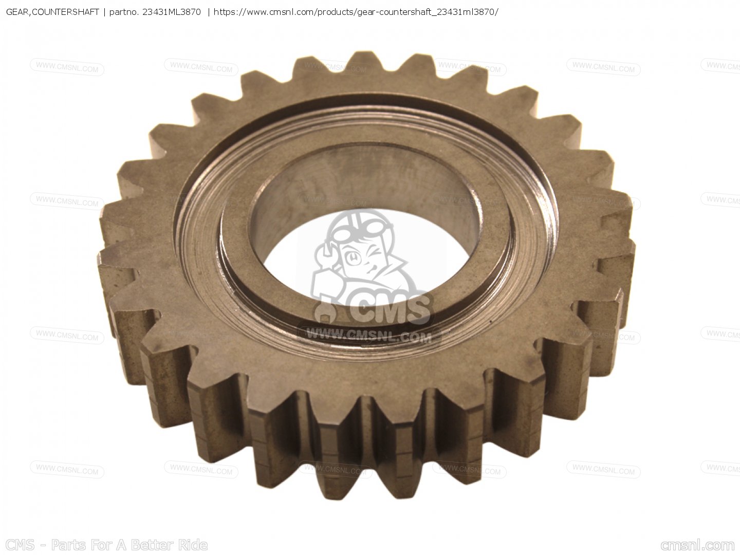 GEAR,COUNTERSHAFT for CR500R 2000 (Y) EUROPEAN DIRECT SALES / CMF