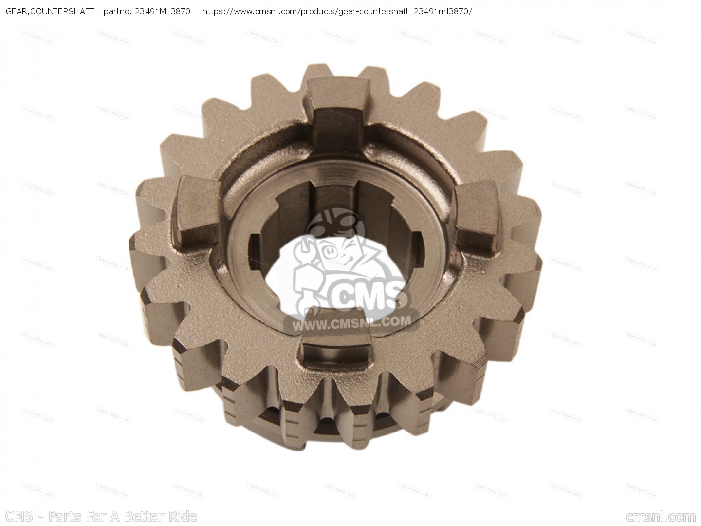 GEAR,COUNTERSHAFT for CR500R 1992 (N) USA order at CMSNL