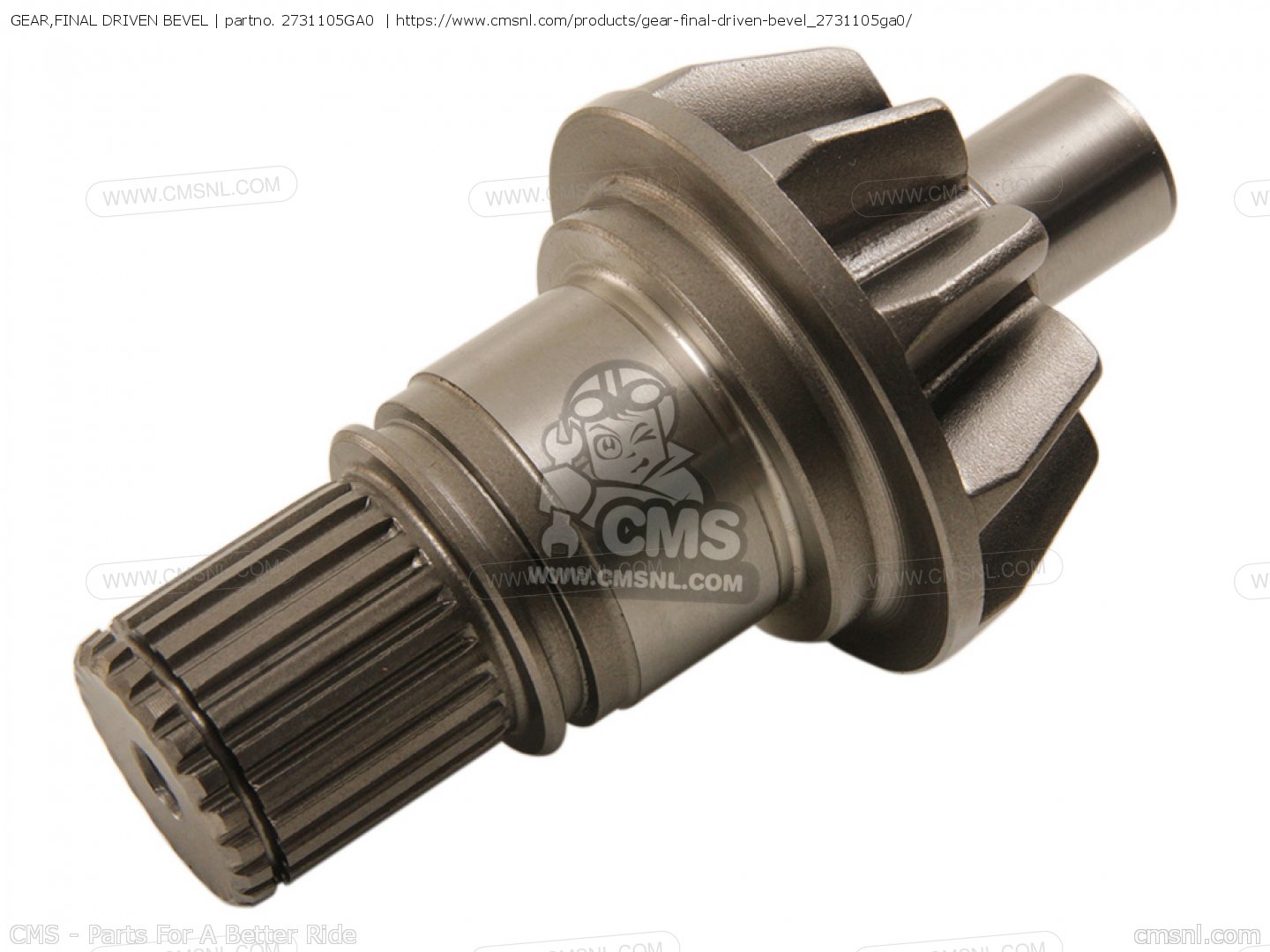 2731105GA0 Gear,final Driven Bevel Suzuki buy the 2731105GA0 at CMSNL