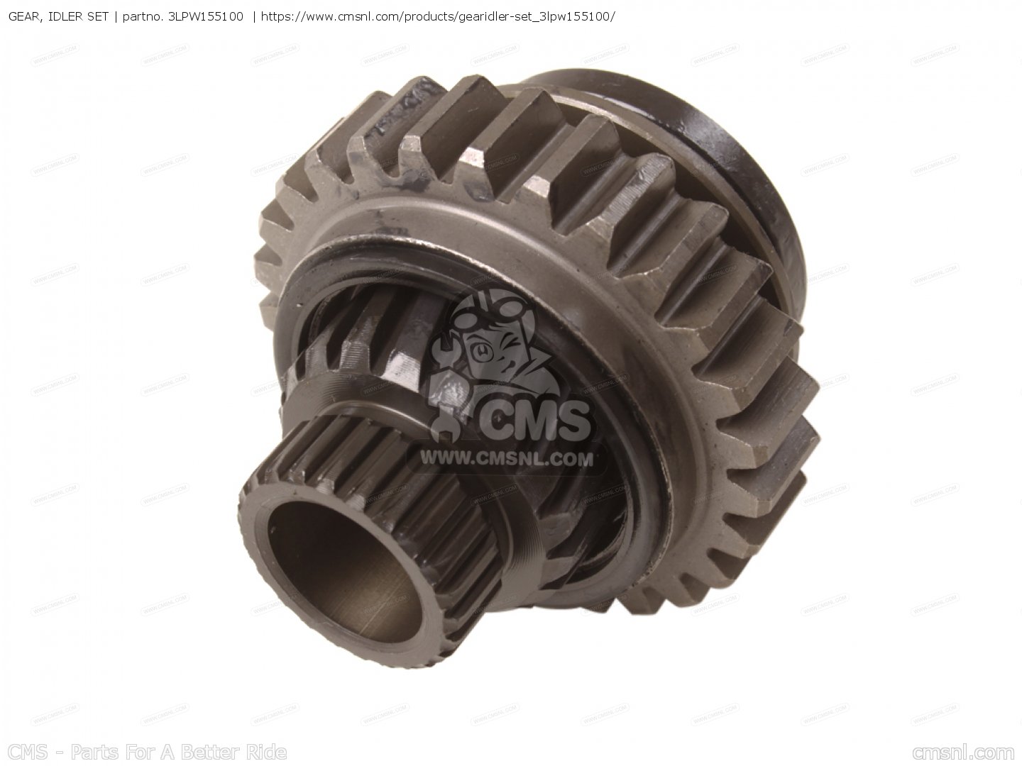 3LPW155100: Gear, Idler Set Yamaha - buy the 3LP-W1551-00-00 at CMSNL