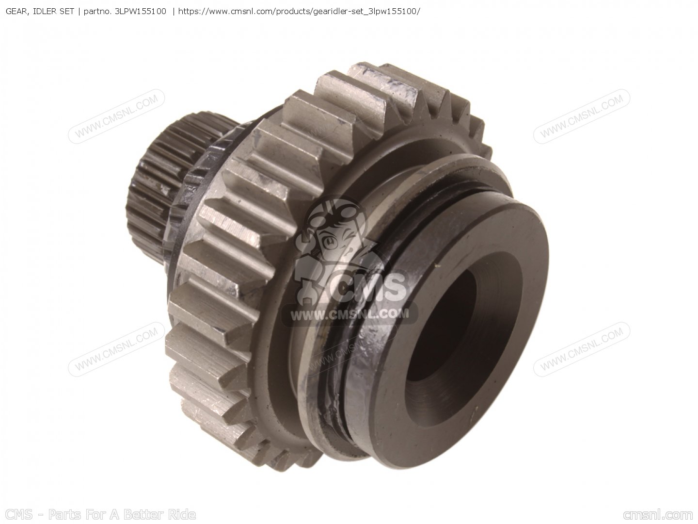 3LPW155100: Gear, Idler Set Yamaha - buy the 3LP-W1551-00-00 at CMSNL