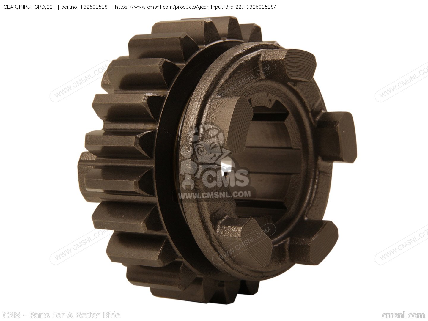 へいわ 132601518: GEAR,INPUT 3RD,22T Kawasaki - buy the 13260-1518