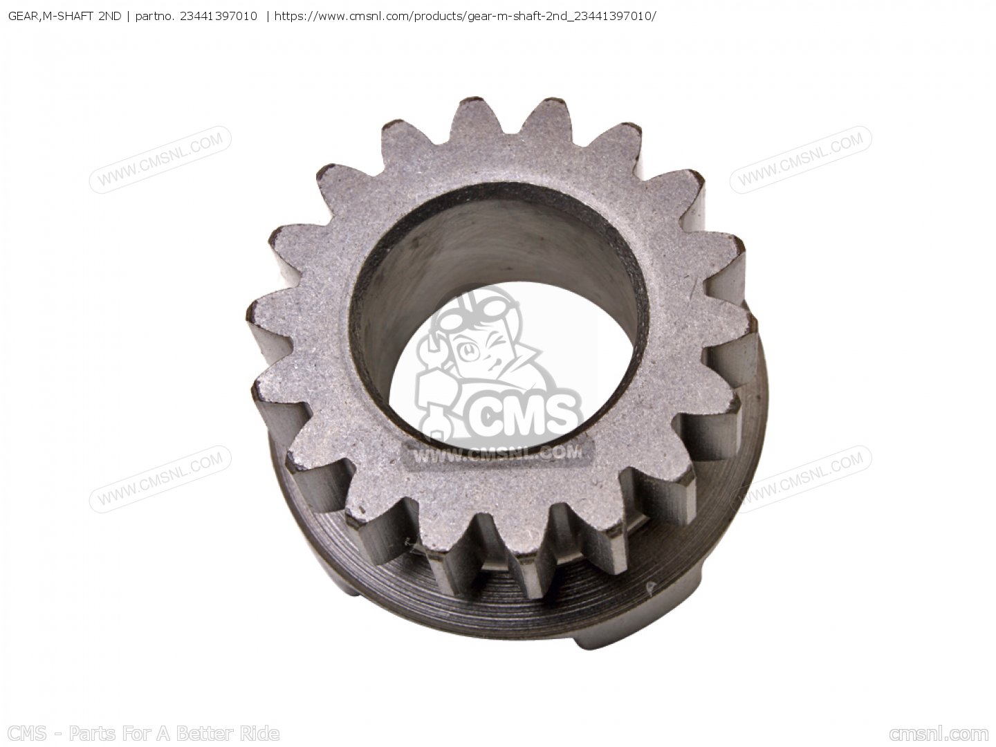 23441397010: Gear,m-shaft 2nd Honda - buy the 23441-397-010 at CMSNL