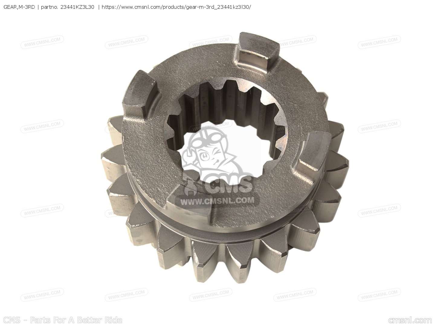 23441KZ3L30: GEAR,M-3RD Honda - buy the 23441-KZ3-L30 at CMSNL 23441KZ3L30: GEAR,M-3RD Honda - buy the 23441-KZ3-L30 at CMSNL