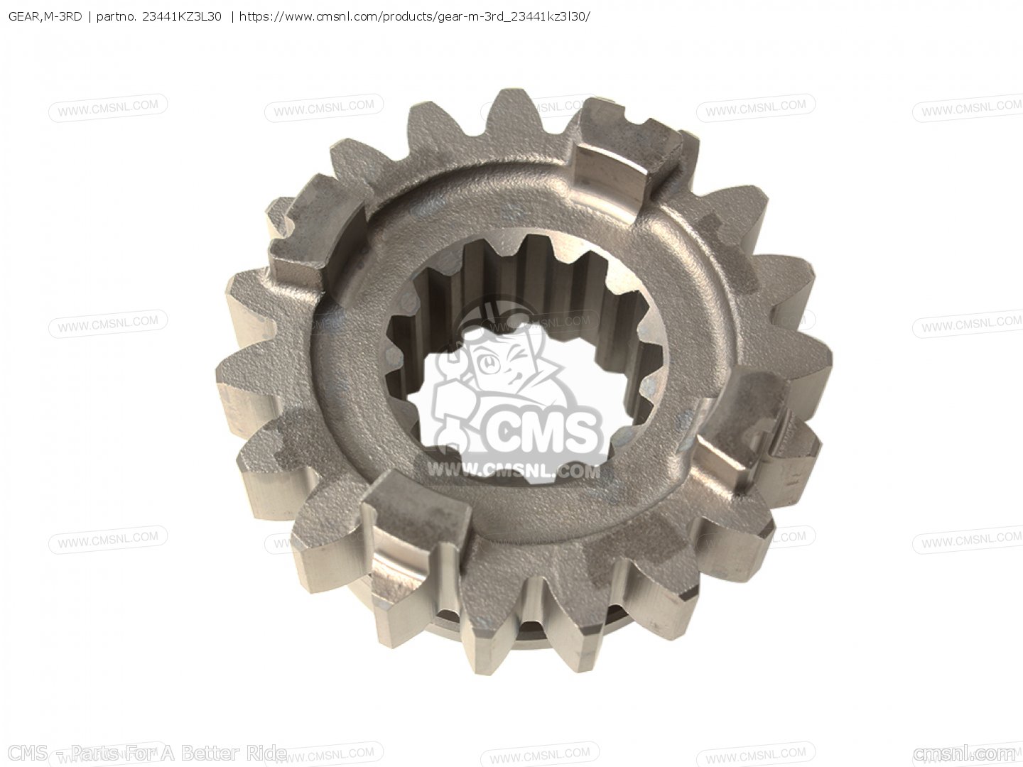 23441KZ3L30: GEAR,M-3RD Honda - buy the 23441-KZ3-L30 at CMSNL
