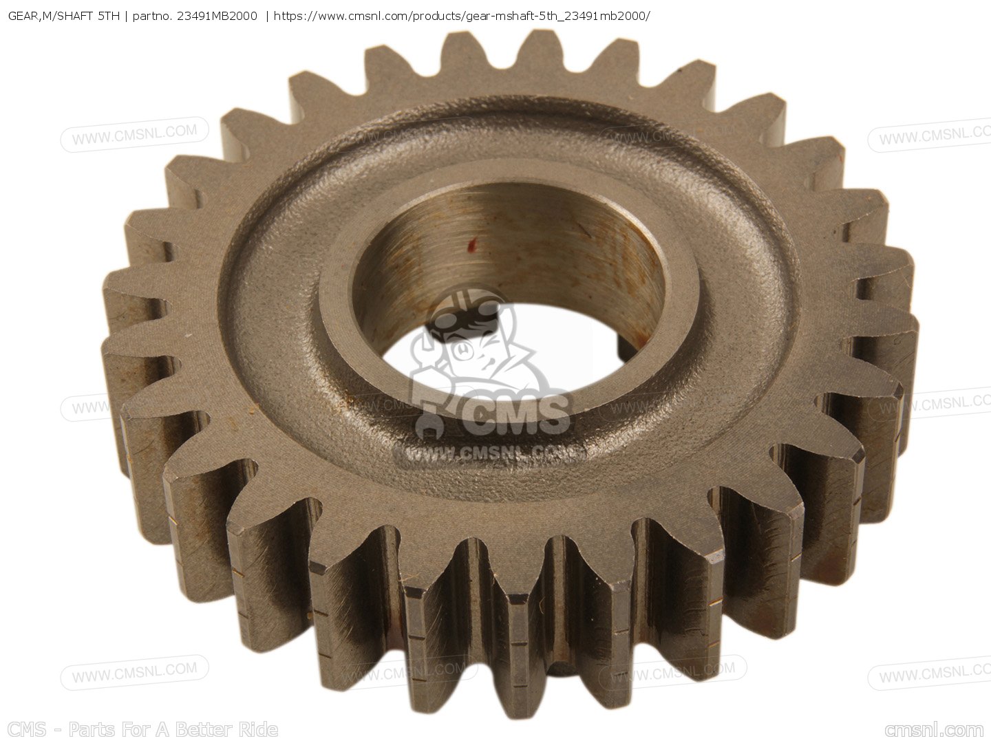 GEAR,M/SHAFT 5TH for VF750F INTERCEPTOR 1983 (D) order at CMSNL
