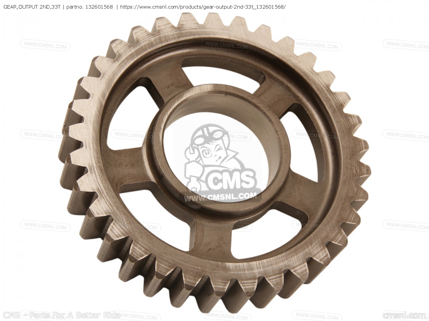GEAR,OUTPUT 2ND,33T for Kawasaki - order at CMSNL