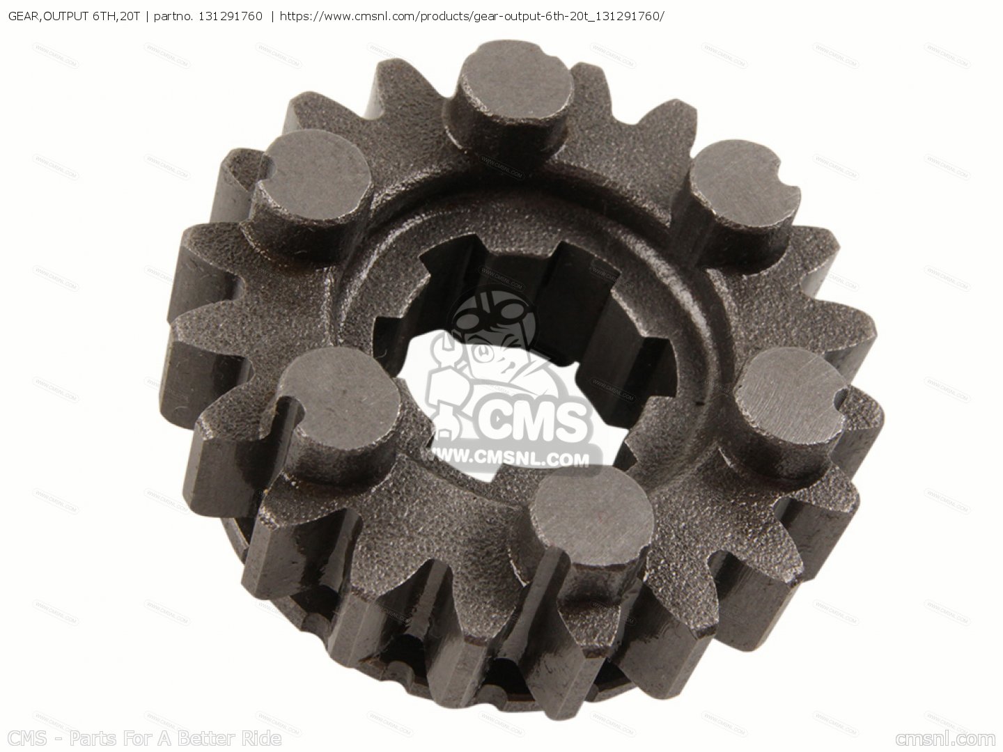 GEAR,OUTPUT 6TH,20T for KDX200-C1 1986 UNITED KINGDOM AL