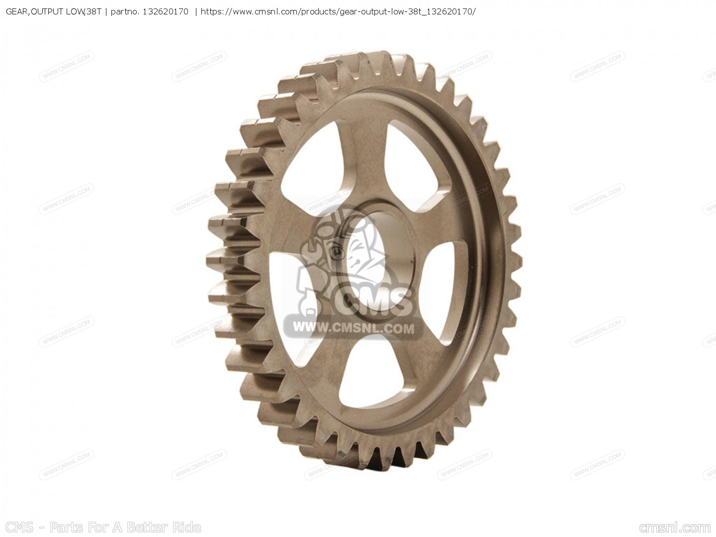 GEAR,OUTPUT LOW,38T for Kawasaki - order at CMSNL