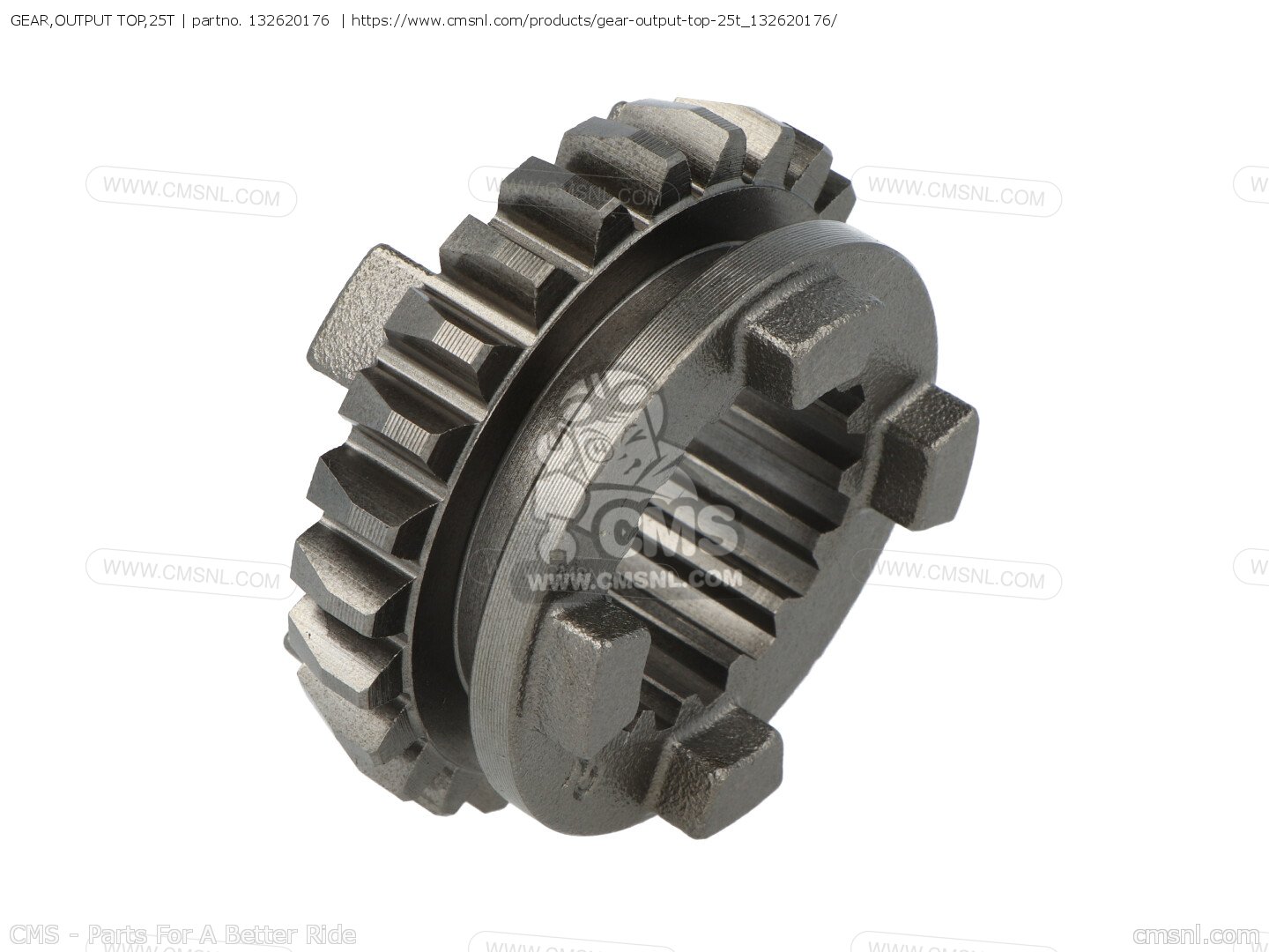 GEAR,OUTPUT TOP,25TをKawasakiに - CMSNLで注文