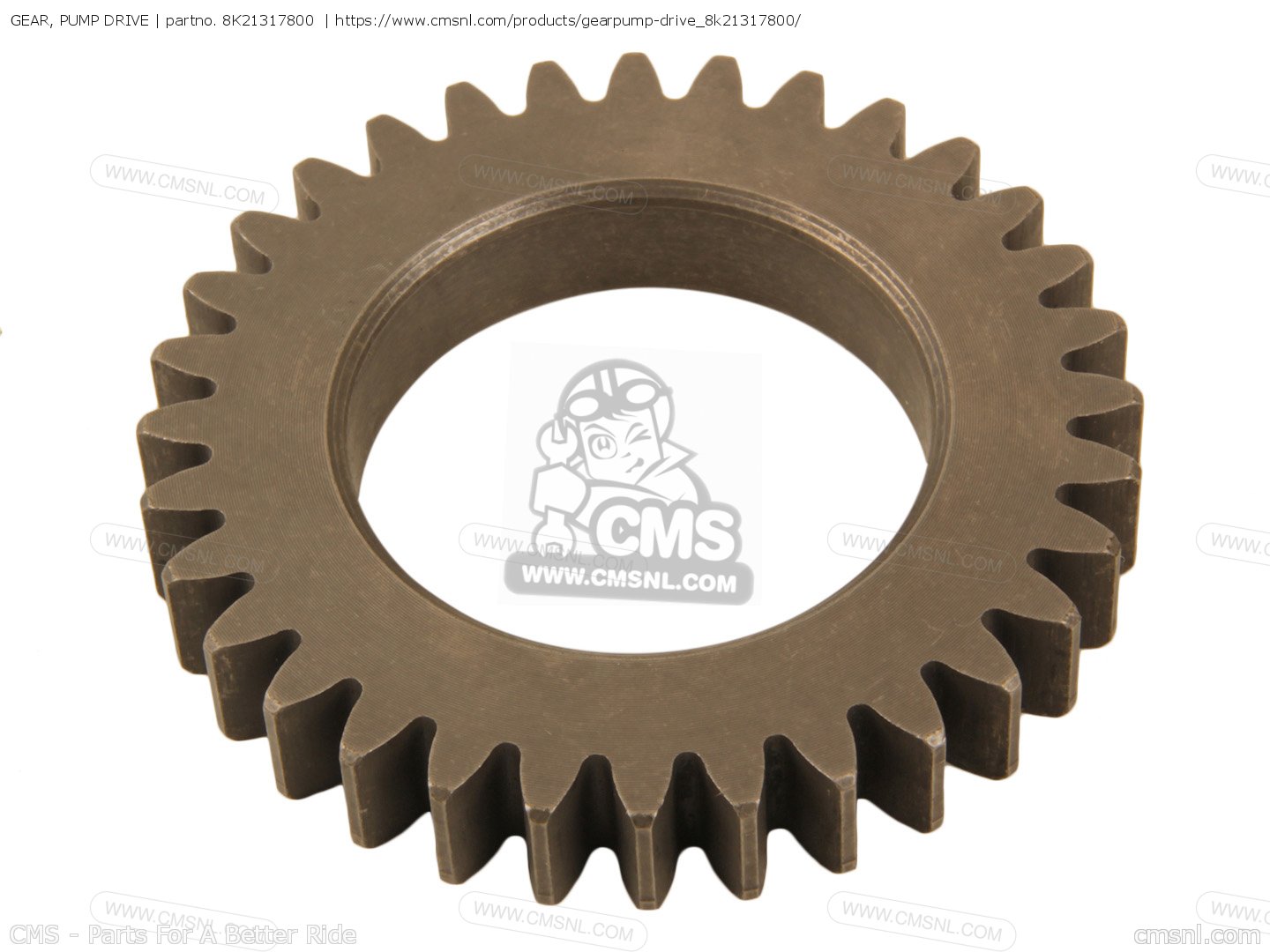8K21317800 Gear, Pump Drive Yamaha buy the 8K21317800 at CMSNL