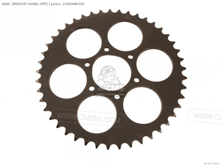 GEAR, SPROCKET WHEEL (45T) for DT360 1974 USA order at CMSNL